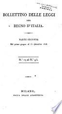 Bollettino delle leggi del regno d'Italia