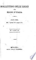 Bollettino delle leggi del Regno d'Italia
