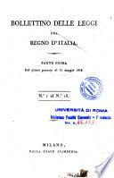 Bollettino delle leggi del Regno d'Italia