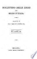 Bollettino delle leggi del Regno d'Italia