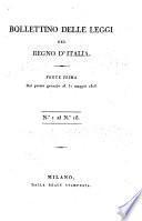 Bollettino delle leggi del Regno d'Italia