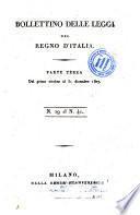 Bollettino delle leggi del Regno d'Italia