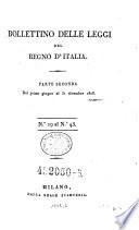 Bollettino delle leggi della repubblica Italiana
