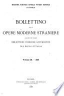 Bollettino delle opere moderne straniere acquistate dalle biblioteche pubbliche governative del regno d'Italia