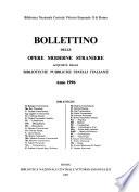 Bollettino delle opere moderne straniere acquistate dalle biblioteche pubbliche governative del regno d'Italia