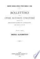 Bollettino delle opere moderne straniere acquistate dalle biblioteche pubbliche governative del Regno d'Italia