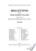 Bollettino delle opere moderne straniere acquistate dalle biblioteche pubbliche governative del regno d'Italia
