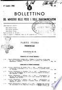 Bollettino delle poste e telecomunicazioni. Parte seconda decreti e norme
