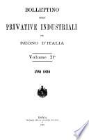 Bollettino delle privative industriali del regno d'Italia