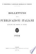 Bollettino delle pubblicazioni italiane ricevute per diritto di stampa