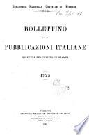 Bollettino delle pubblicazioni italiane ricevute per diritto di stampa