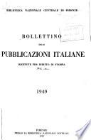 Bollettino delle pubblicazioni italiane ricevute per diritto di stampa