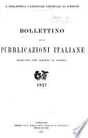 Bollettino delle pubblicazioni italiane ricevute per diritto di stampa