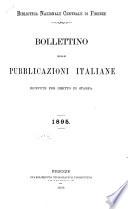 Bollettino delle pubblicazioni italiane ricevute per diritto di stampa