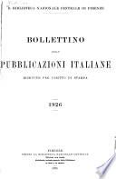Bollettino delle pubblicazioni italiane ricevute per diritto di stampa