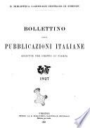 Bollettino delle pubblicazioni italiane ricevute per diritto di stampa