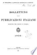 Bollettino delle pubblicazioni italiane ricevute per diritto di stampa