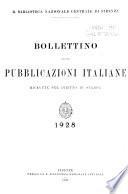 Bollettino delle pubblicazioni italiane ricevute per diritto di stampa