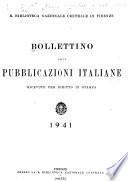 Bollettino delle pubblicazioni italiane ricevute per diritto di stampa