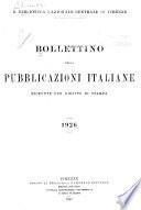 Bollettino delle pubblicazioni italiane ricevute per diritto di stampa