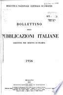 Bollettino delle pubblicazioni italiane ricevute per diritto di stampa