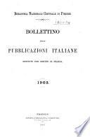 Bollettino delle pubblicazioni italiane ricevute per diritto di stampa