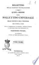 Bollettino delle scienze tecnologiche