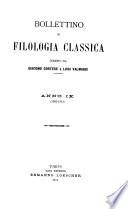 Bollettino di filologia