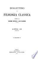 Bollettino di filoloria classica ... anno 1.-49. no. 1/3 luglio 1894-luglio /sett. 1942