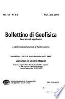 Bollettino di geofisica teorica ed applicata