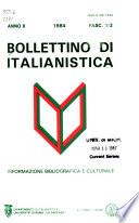 Bollettino di italianistica