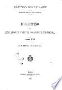 Bollettino di legislazione e statistica doganale e commerciale
