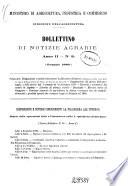 Bollettino di notizie agrarie