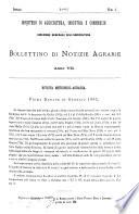 Bollettino di notizie agrarie