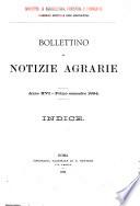 Bollettino di notizie agrarie