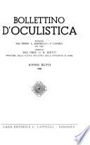 Bollettino di oculistica