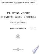 Bollettino di statistica agraria e forestale
