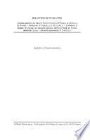 Bollettino di studi latini