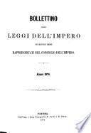 Bollettino generale delle leggi e degli atti del governo per l'impero d'Austria