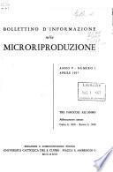 Bollettino Informazione Sulla Microriproduzione