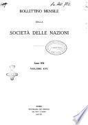Bollettino mensile della Società delle Nazioni