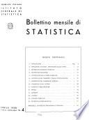 Bollettino mensile di statistica