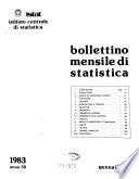 Bollettino mensile di statistica