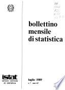 Bollettino mensile di statistica