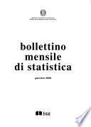 Bollettino mensile di statistica