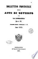 Bollettino provinciale degli atti di governo per la Lombardia