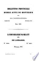 Bollettino provinciale degli atti di governo per la Lombardia