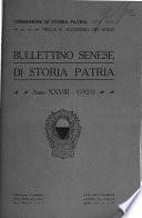 Bollettino senese di storia patria