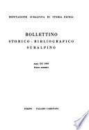 Bollettino storico-bibliografico subalpino