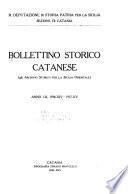 Bollettino storico catanese